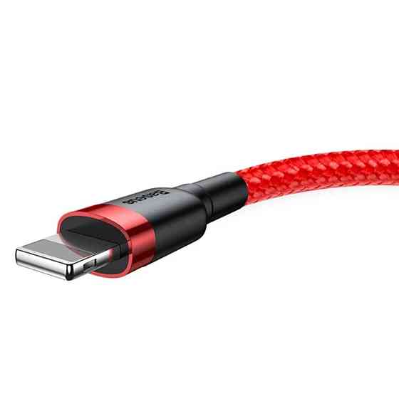Кабель Baseus Cafule Cable USB - Lightning 1.5A 2m, цвет красный+Red CALKLF-C09 Одесса