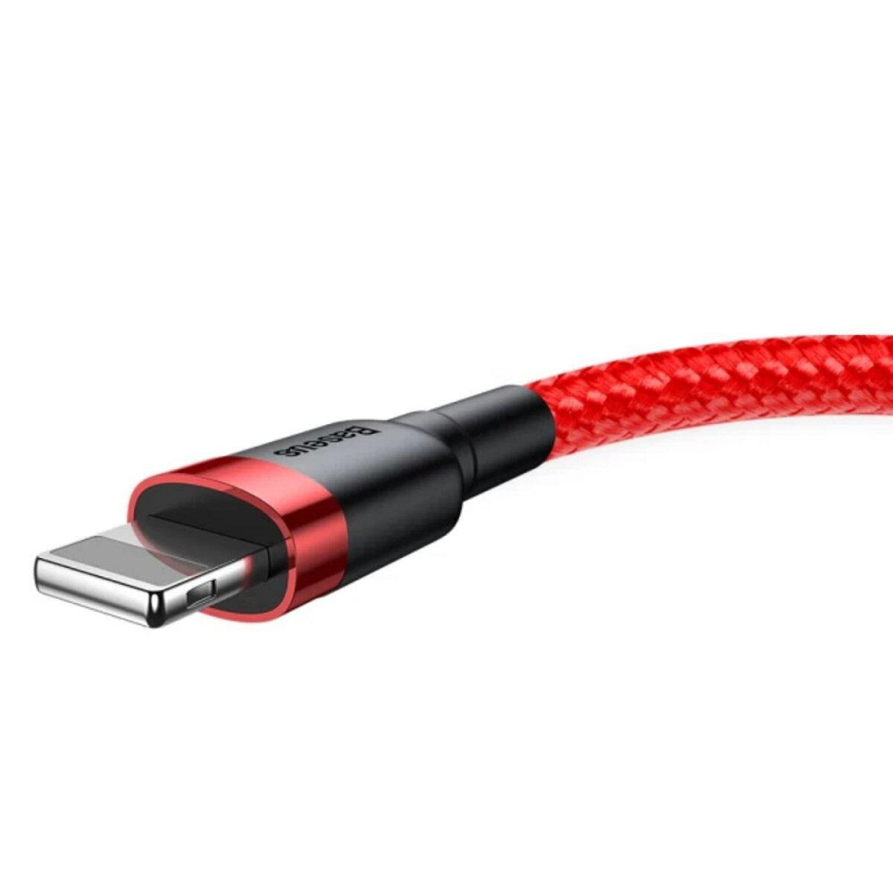 Кабель Baseus Cafule Cable USB - Lightning 1.5A 2m, цвет красный+Red CALKLF-C09 Одесса - изображение 2
