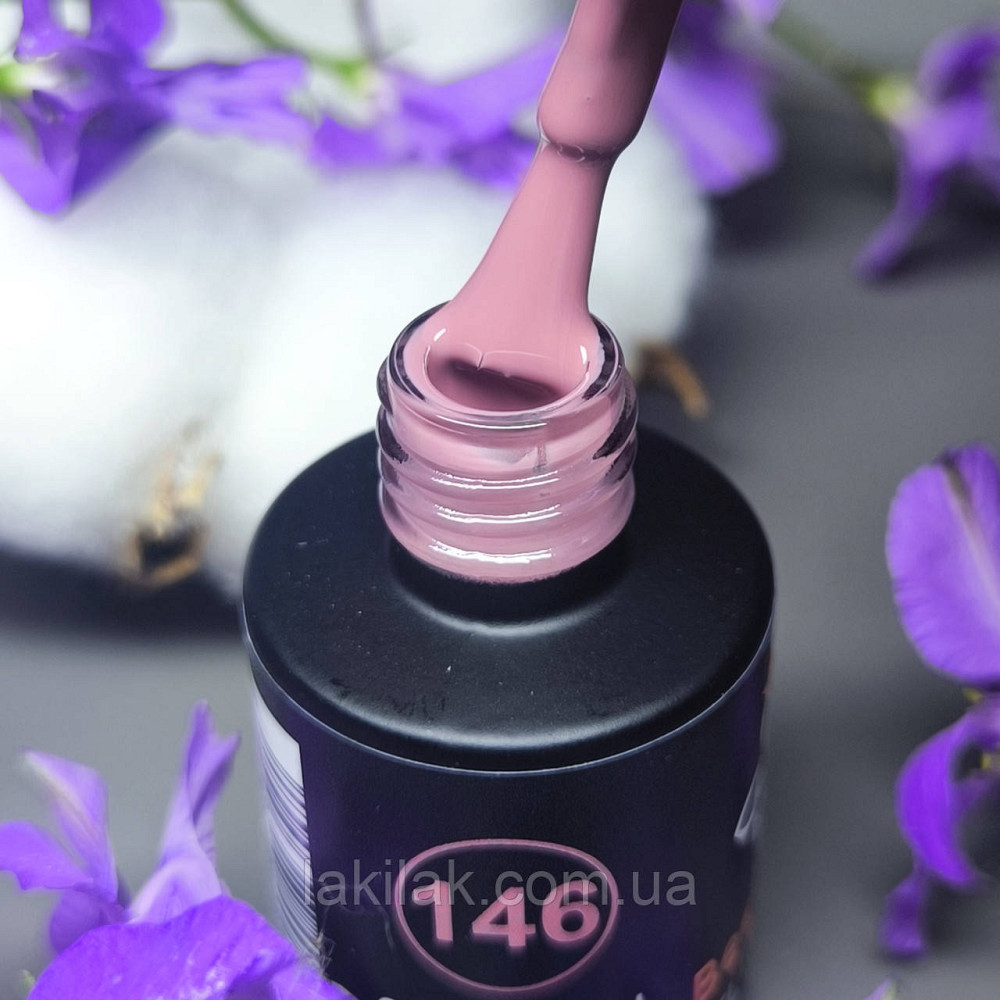 Гель-лак для нігтів Bee Nails 146 (рожевий тауп) 8мл Херсон - фото 1