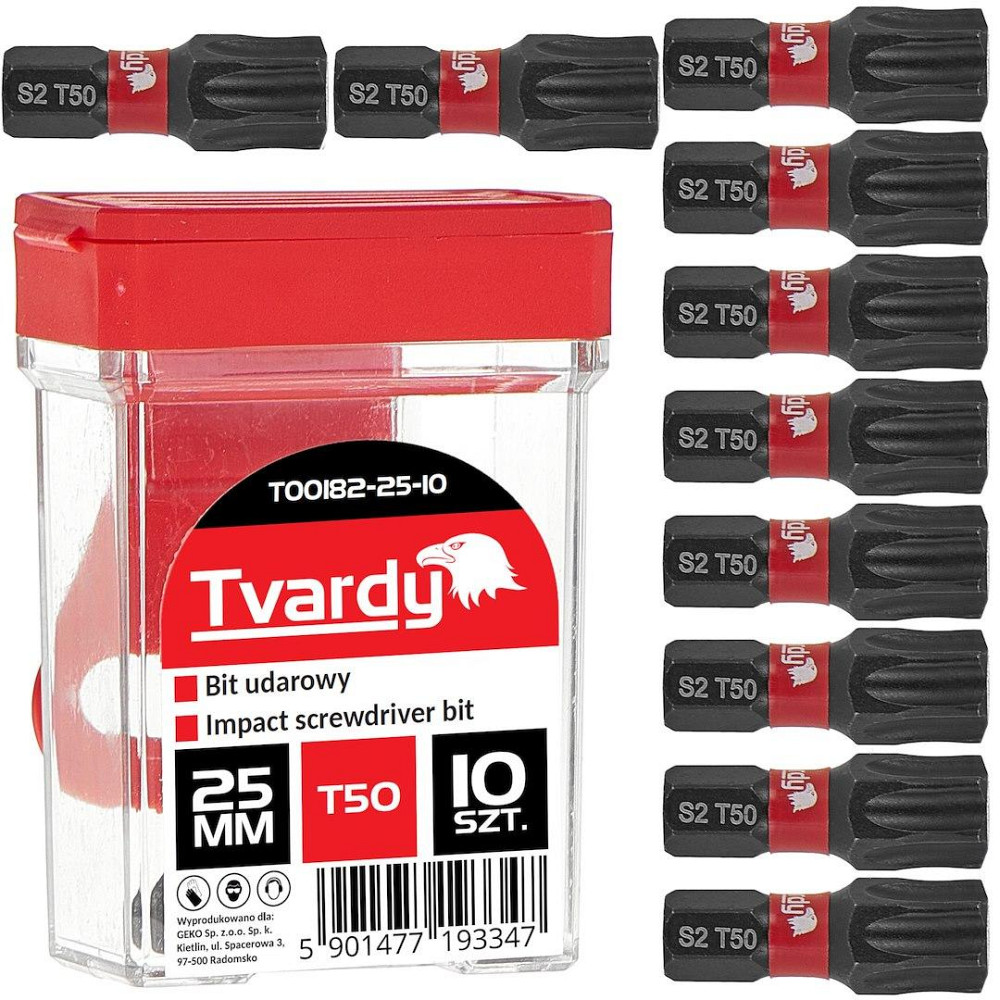 Біта удана "Tvardy" Torx T50 x 25мм Киев - изображение 1