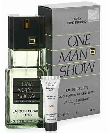 Набір для чоловіків One Man Show Bogart (Туалетна вода 100 мл бальзам після гоління 3 мл Дезодорант 200 мл) Запоріжжя