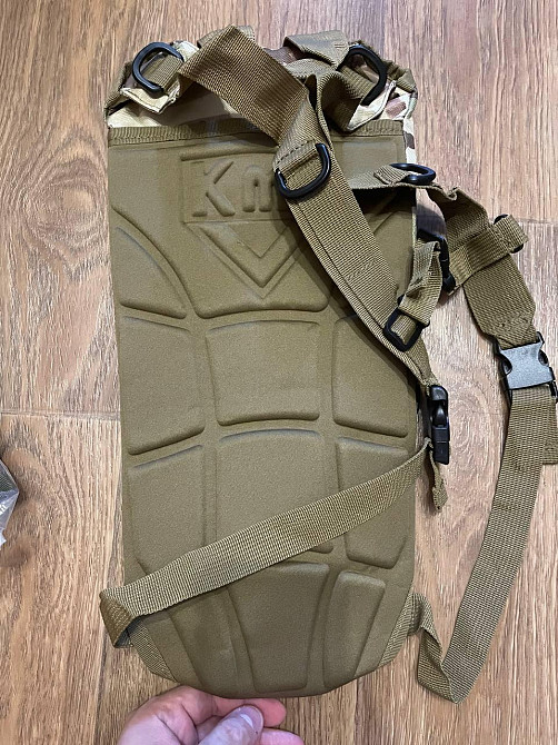 Гідратор тактичний військовий армійський на 2,5 л для води, рюкзак гідратор питна система фректарн Днепр - изображение 2