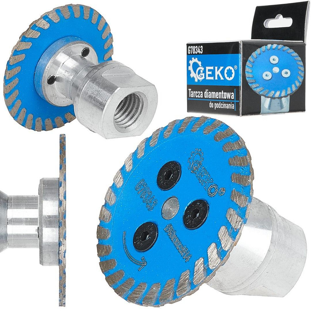 Фреза - круг алмазний для підрізання "GeKo" 50мм на КШМ з кріпленням М14 Київ - фото 1