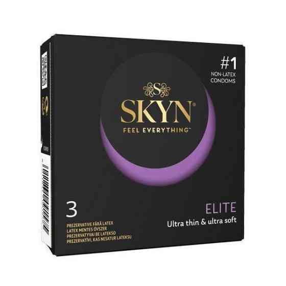 Безлатексні преміум-презервативи SKYN Elite 3 шт, ультратонкі Sex Aura Київ