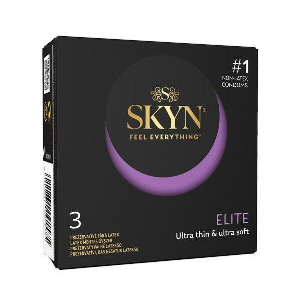 Безлатексні преміум-презервативи SKYN Elite 3 шт, ультратонкі Sex Aura Київ - фото 1