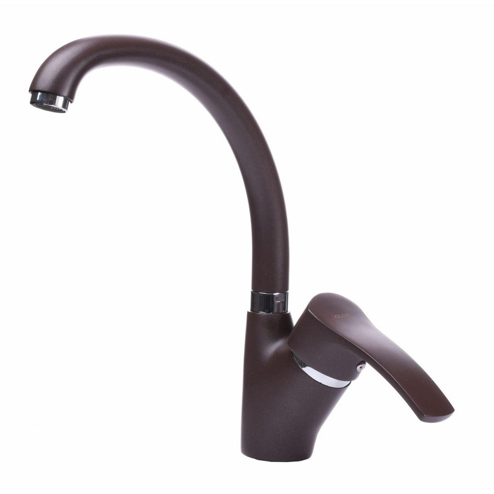 Смеситель для кухни Globus Lux QUEENSLAND GLQU-0203S-BIG-6-MARONE (000019217) Киев - изображение 3