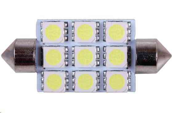 Лампа діодна SV8.5-8 (біла, 9 кристалів) AMG Киев