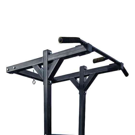 Турник + брусья + крепление под грушу напольная стойка 50х50 мм KZ-838 разборная Киев