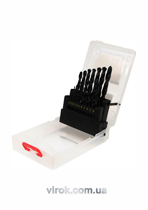 Свердла по металу YATO : HSS, Ø=1-10 мм. (Набір/19 шт.) [15/30] Одесса - изображение 1