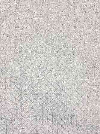 Обои виниловые на флизелине AS creation The Bos 0.53х10 геометрия полоски квадраты серебристые на бело сером Киев