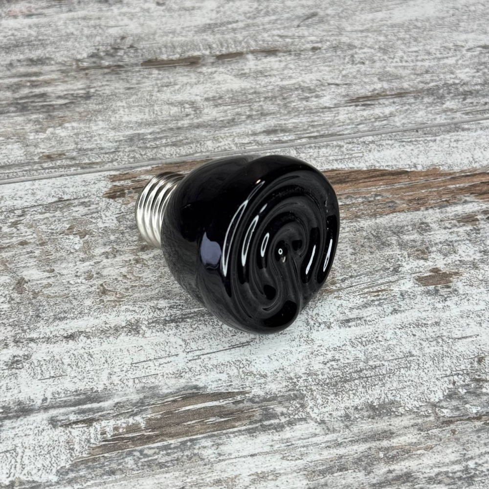 Лампа керамічна інфрачервона Е27 100 Вт для обігріву тераріуму рептилій Київ - фото 5