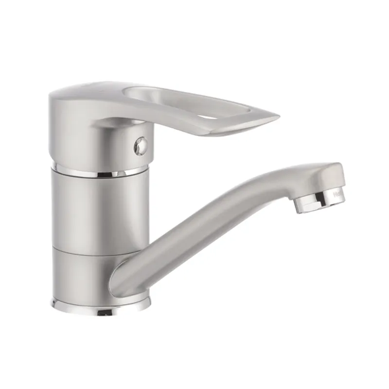 Смеситель для умывальника Haiba Hansberg 004 (излив 15 см) матовый (HB0188) Киев - изображение 1