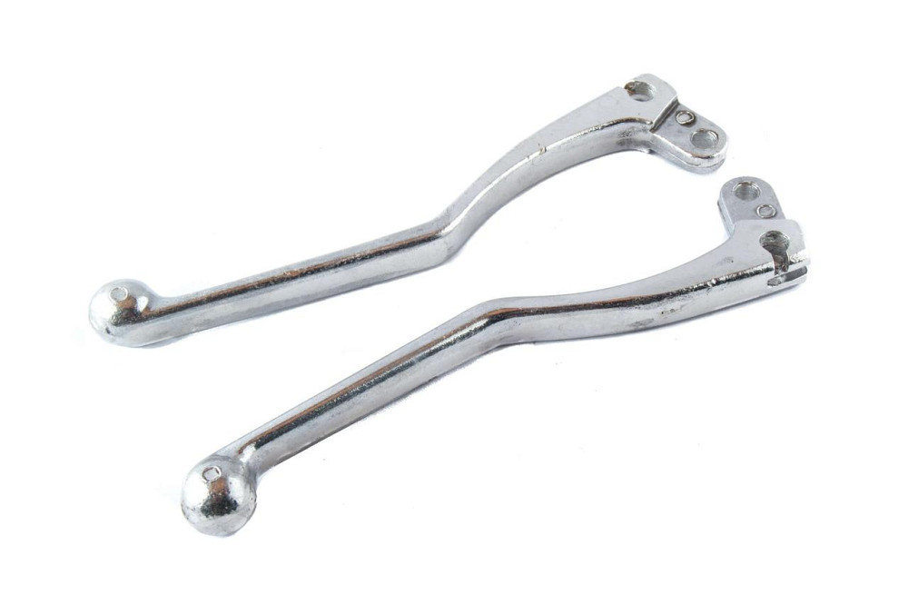Рычаги руля мотоцикл Ява 350 12V (пара) (алюминий) (хром, +втулка) (Тайвань) Мукачево - изображение 1