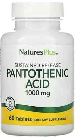 Пантотенова кислота Nature's Plus Pantothenic Acid 1000 мг 60 таб Київ