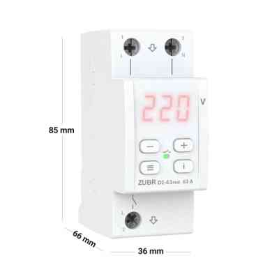 Реле напруги ZUBR D2-63 red (4820120221736) Вінниця