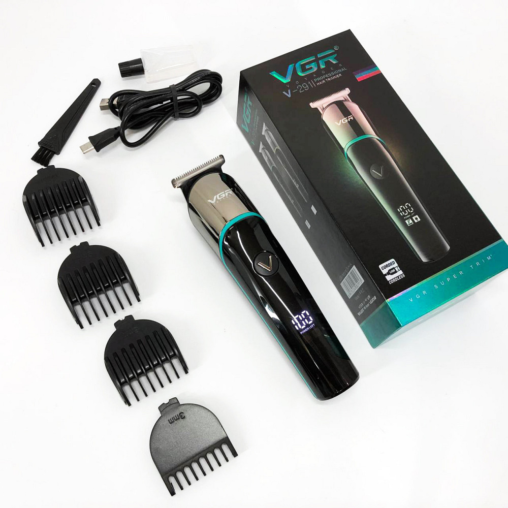 Машина для стрижки в домашних условиях, Аккумуляторная машинка для стрижки волос с насадками DR-24 Львов - изображение 10