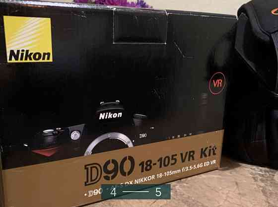 Фотоаппарат Б/У : NIKON D90 KIT 18-105mm. Зеркальная Камера среднего уровня! Киев