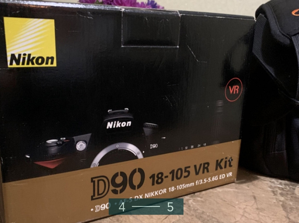 Фотоаппарат Б/У : NIKON D90 KIT 18-105mm. Зеркальная Камера среднего уровня! Киев - изображение 2