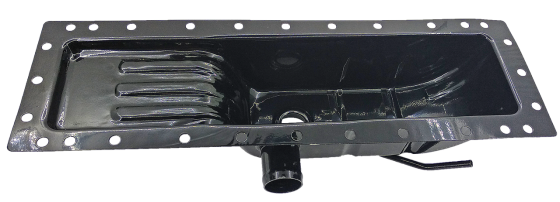 Бак радіатора верхній МТЗ-80, Т-70. 70У-1301055 (метал) (порошкове фарбування). Бак радіатора верхній Мукачево