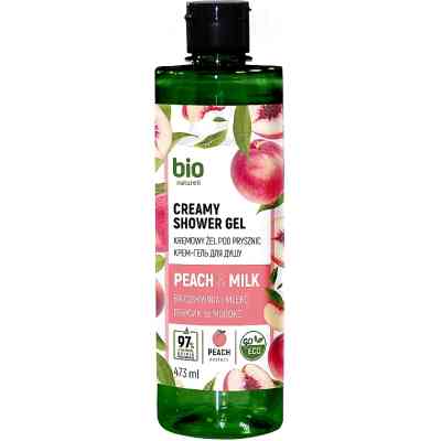 Гель для душу Bio Naturell Peach &amp; Milk 473 мл (4820168434259) Вінниця