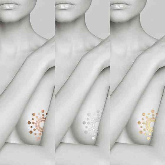 Прикраса для грудей MIMI Metallic Skin Transfer Bijoux Indiscrets Sex Aura Київ