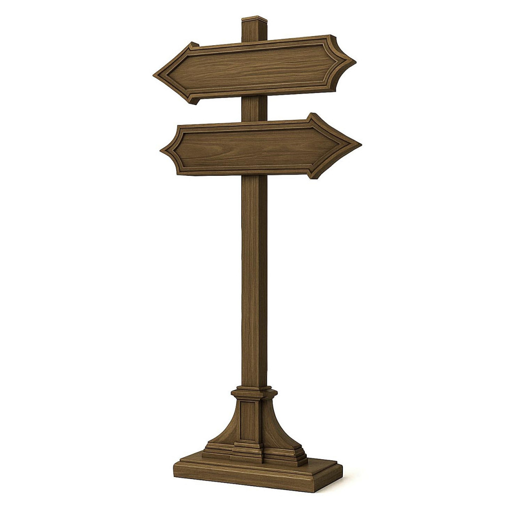 Підлогова стрілка-покажчик "Таруга" палісандр Миколаїв - фото 1