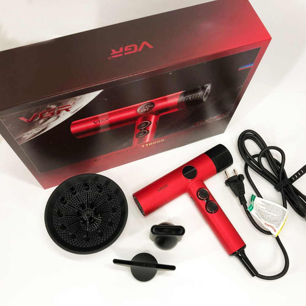 Фен для дому та подорожей, Фен з режимом регулювання температури для волосся з холодним обдуванням OG-63 Львів - фото 3