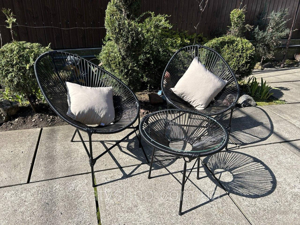 Меблі плетені з ротанга балконні Київ - фото 2