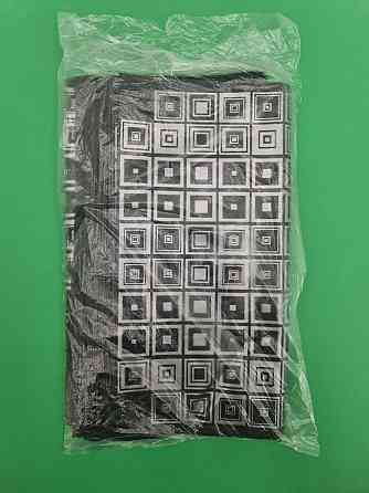 Пакет із прорізною ручкою (40*48)"Elite" Квадрати "Леомі (50 шт.) Харків