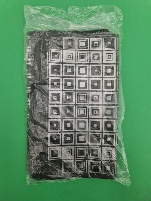 Пакет із прорізною ручкою (40*48)"Elite" Квадрати "Леомі (50 шт.) Харків - фото 4