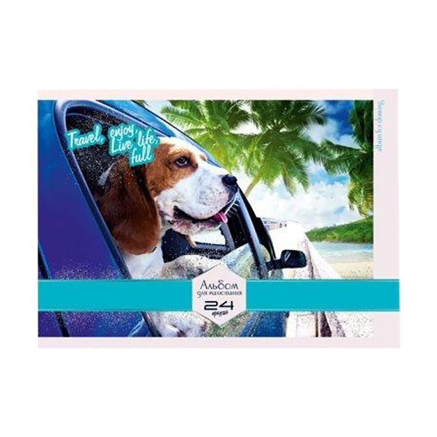 Альбом для малювання АМ-ГП-120-24 на спіралі Подорож Вінниця - фото 1