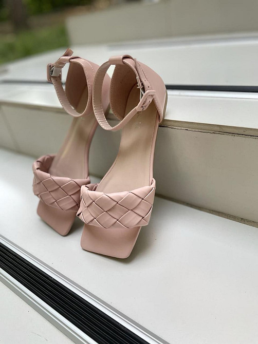 Meideli Босоніжки жіночі пудрові MEIDELI E839-33 літні, еко-шкіра/ Модні босоніжки на плоскій п Коломыя - изображение 2