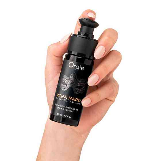 Гель для стимуляції члена Orgie Xtra Hard Power Gel For Him, 50 мл, розігріває, посилює ерекцію Sex Aura Київ