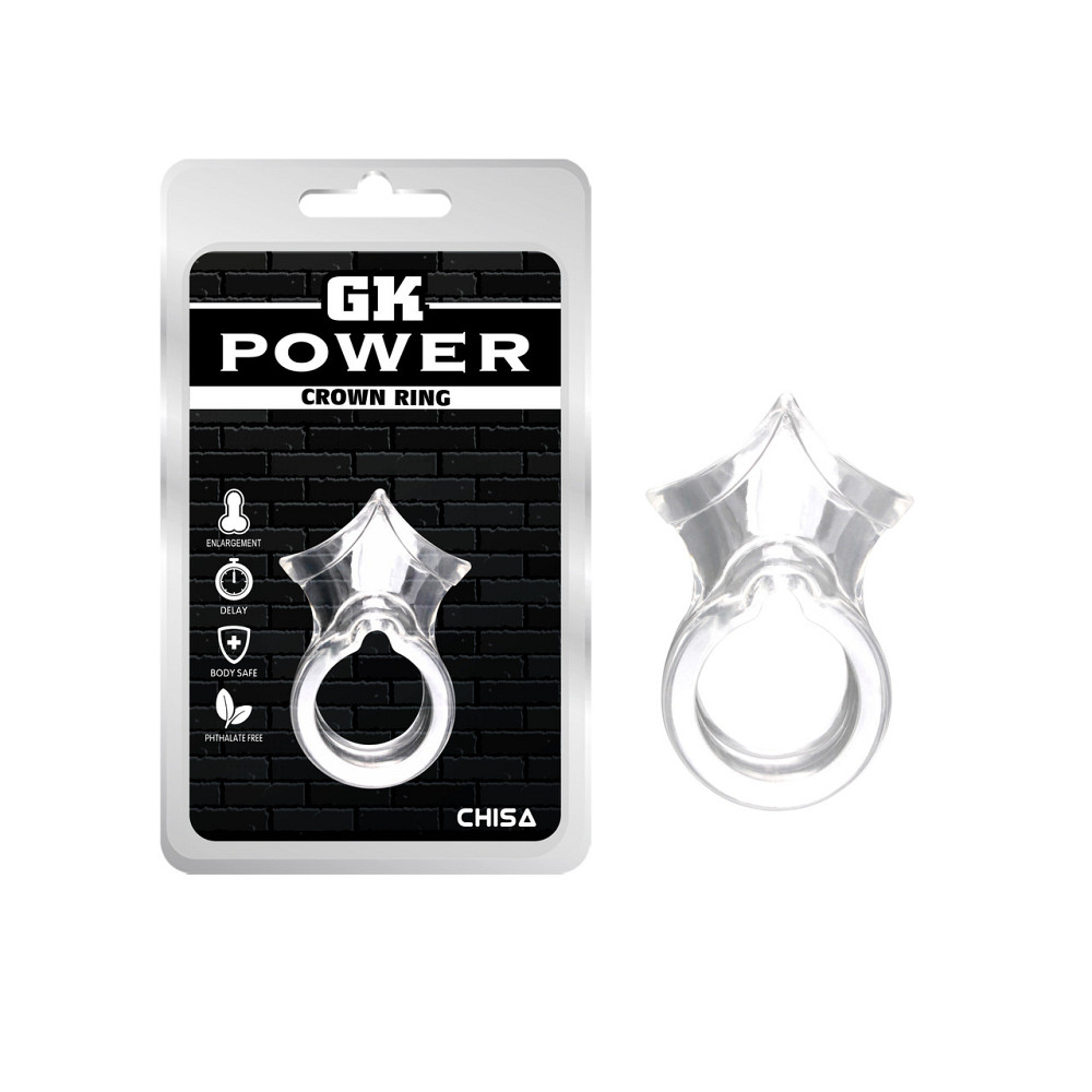 Эрекционное кольцо на пенис Chisa GK Power, прозрачный Sex Aura Киев - изображение 1