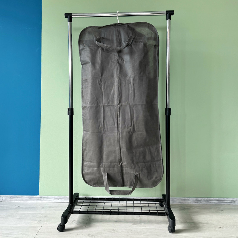 Чехол для верхней одежды с прозрачной ПВХ вставкой 120х60х8 см HCh-120-8-grey (Серый) Сумы - изображение 4