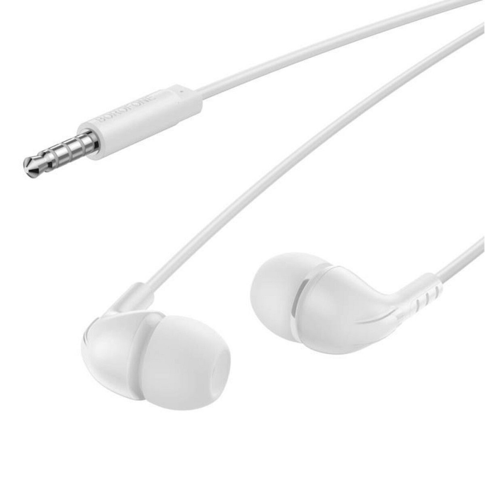 Навушники BOROFONE BM83 Craft universal earphones with mic White Київ - фото 2