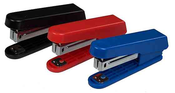 Степлер пластиковий №10 (10 арк.) "4Office" 45 мм. мікс кольори, 4-304-21, шт Київ