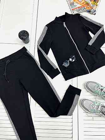 Спортивный женский костюм Leon 50-52, Черный Киев