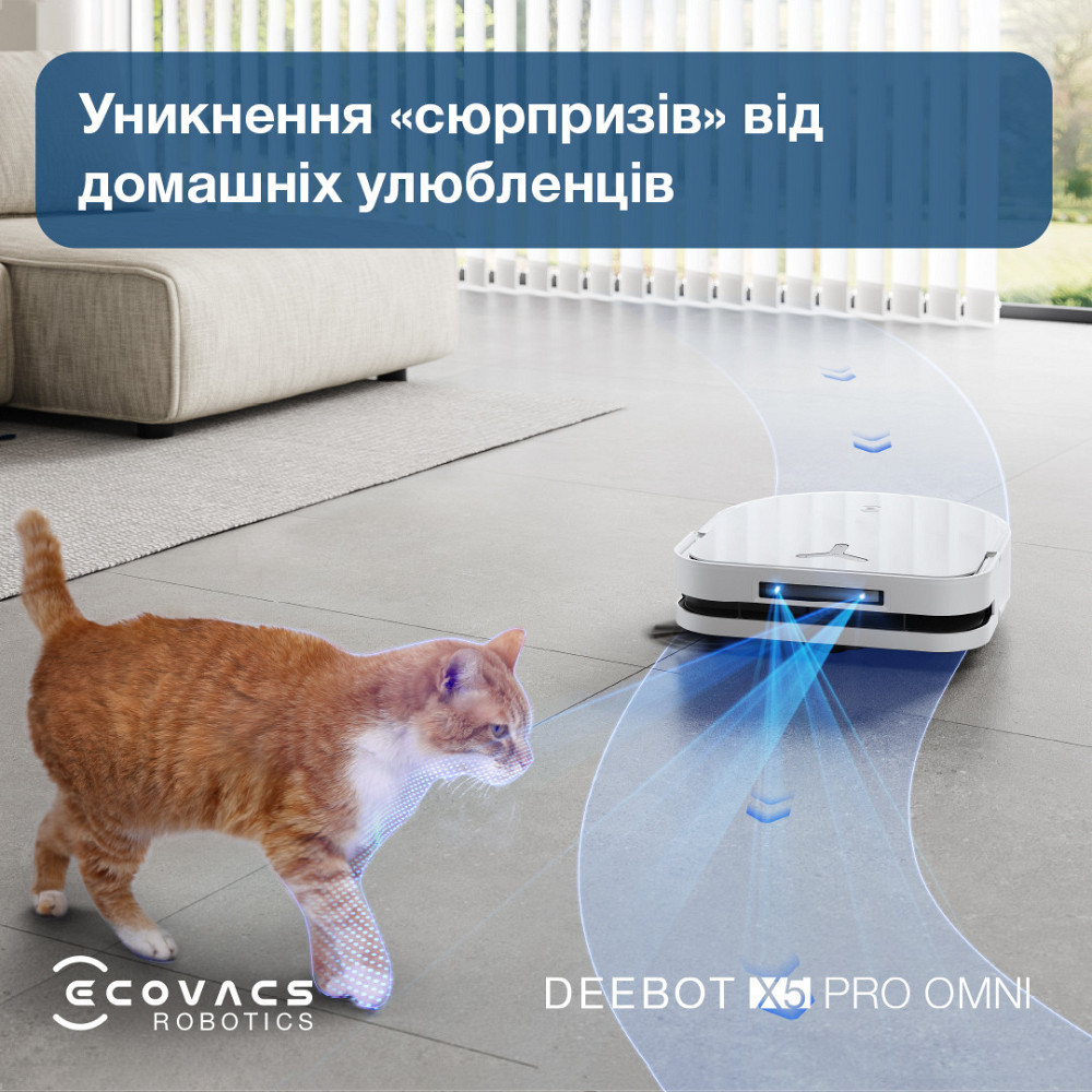 Робот-пилосос Ecovacs Deebot Ozmo X5 Pro Omni (DDX39) White ( white ) Харьков - изображение 17