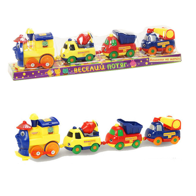 Игрушечный паравозик K1113 (18008E) 3 машинки Винница - изображение 1