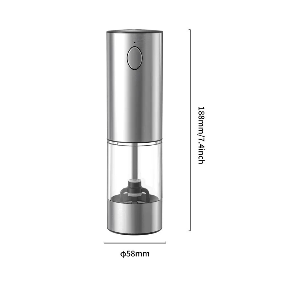 Млин для спецій електричний акумуляторний, автоматичний, подрібнювач для перцю і солі Кам'янець-Подільський - фото 2