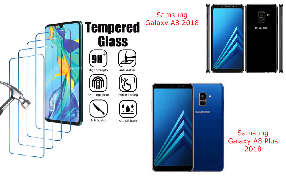 Защитное стекло ArmorGlass для Samsung Galaxy A8 2018, Galaxy A8 Plus 2018 – устойчивое к царапинам и ударам Киев - изображение 1