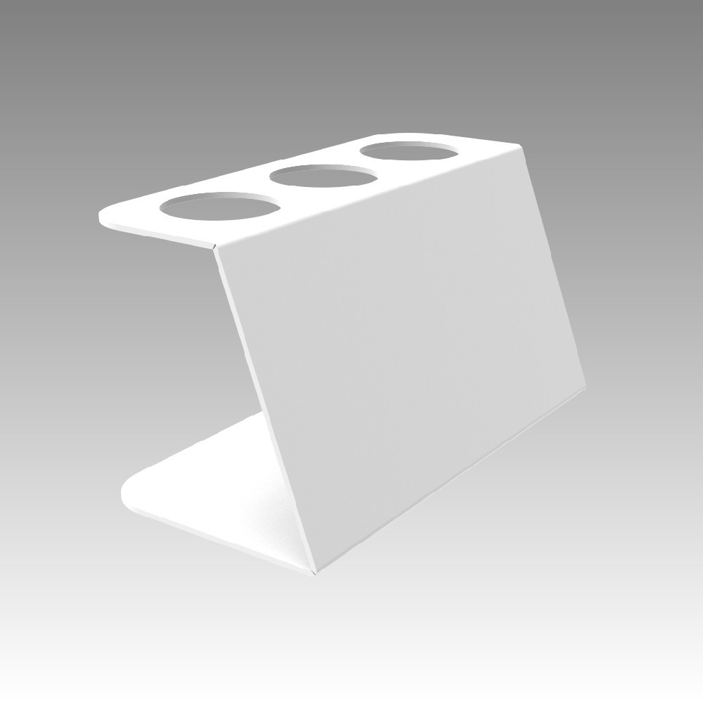 Підставка EKOSTAR для вафельного ріжка на 3шт. Біла Київ - фото 2