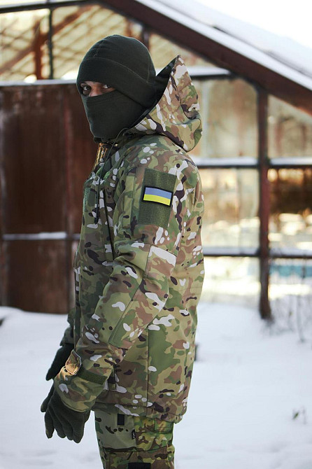 Тактический мужской зимний зимний мультикам бушлат армейская куртка бушлат зимняя все размеры Львов - изображение 10