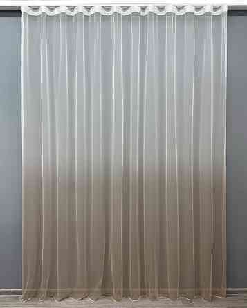 Тюль VR-Textil 1650т Грек-сетка омбре Какао 300х270 см (42-0626) Киев