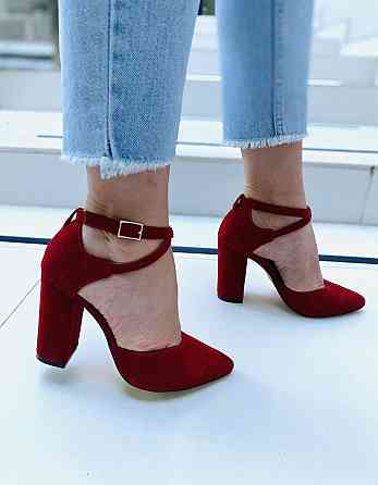 SANTINI Босоніжки жіночі SANTINI 953589-27 червоні (літо, замша натуральна) (3843) Коломыя