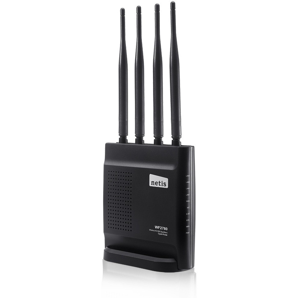Бездротовий маршрутизатор Netis WF2780 (AC1200, 1xGE WAN, 4xGE LAN, 4 антени) ( 10309 ) Харьков - изображение 4