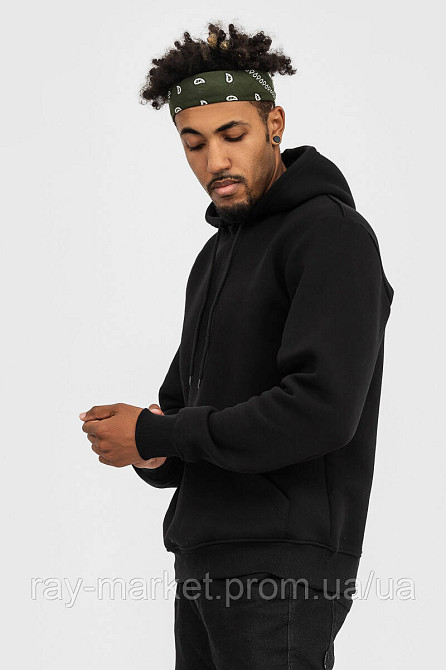 Набір чоловічий худі утеплене 2шт RAY BASIC Темно-сірий/ Чорний (U0401M-Dark Grey-Black) S Київ - фото 7