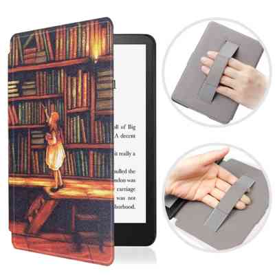 Чехол для электронной книги BeCover Smart Case Amazon Kindle Paperwhite 12th Gen. 2024 7" Library Girl (712856) Винница