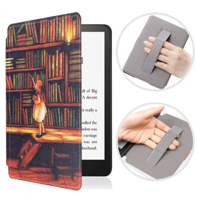 Чехол для электронной книги BeCover Smart Case Amazon Kindle Paperwhite 12th Gen. 2024 7" Library Girl (712856) Винница - изображение 5